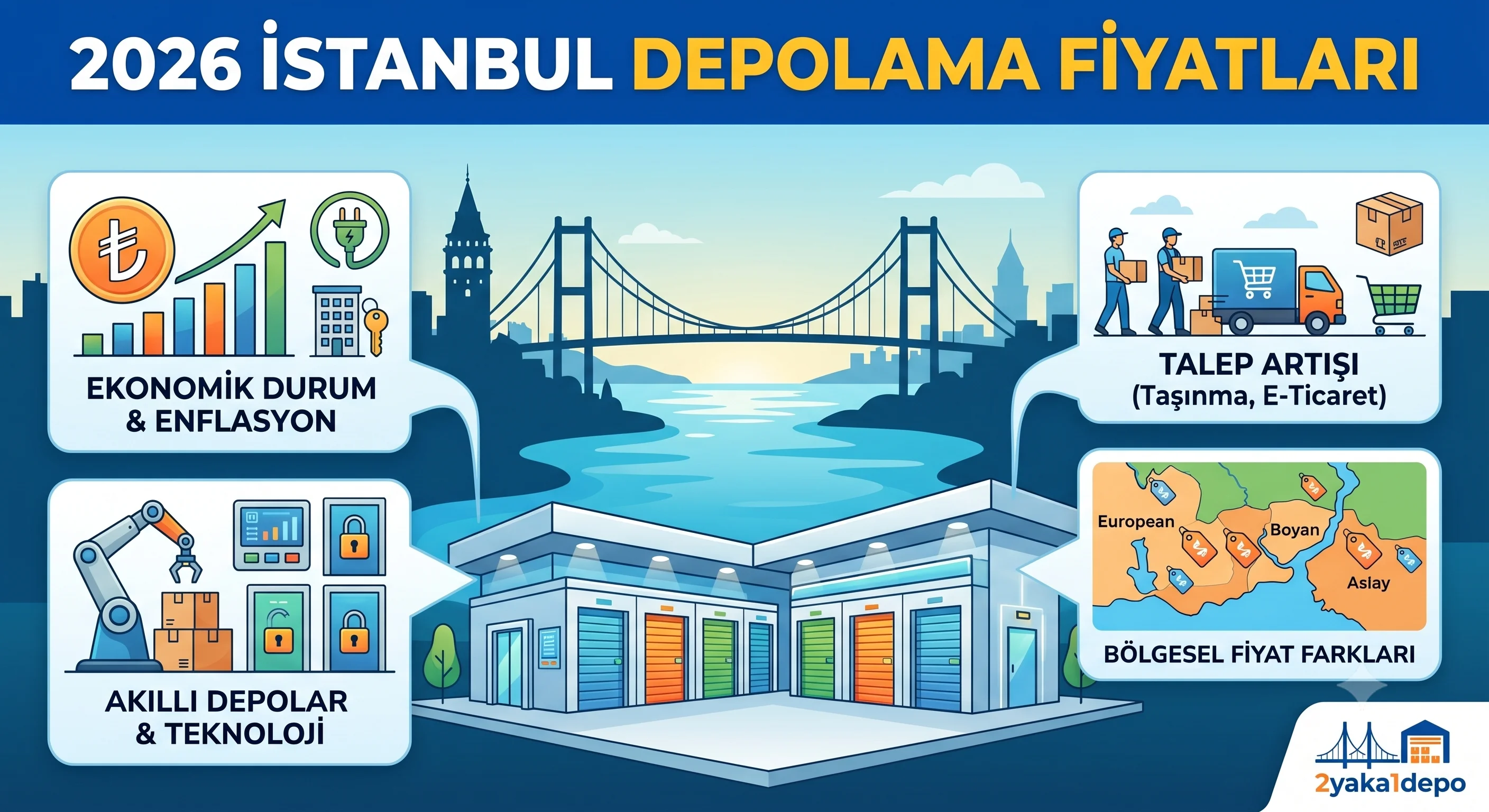 2026 İstanbul Eşya Depolama Fiyatları ve Sektör Rehberi
