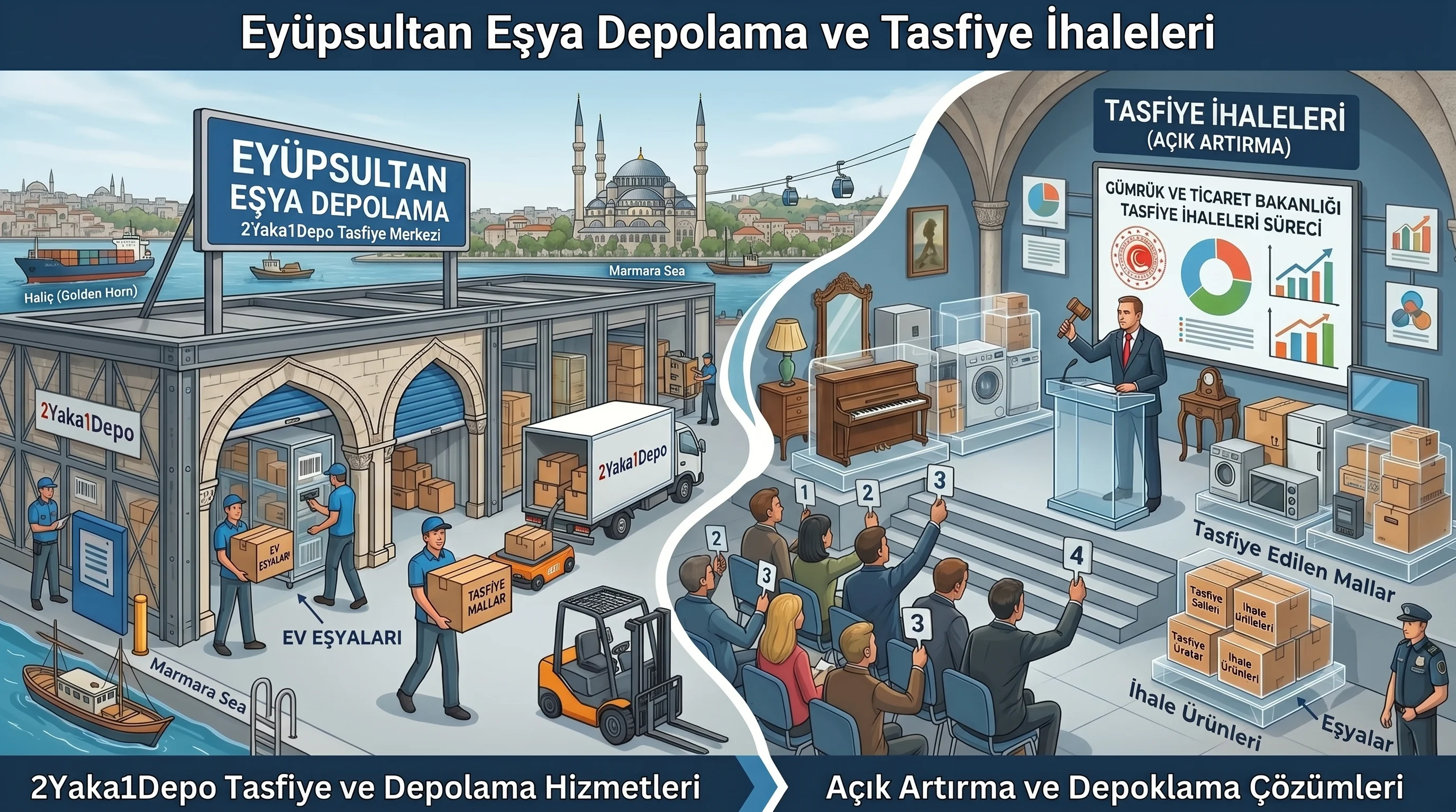 Eyüpsultan Eşya Depolama ve Tasfiye İhaleleri