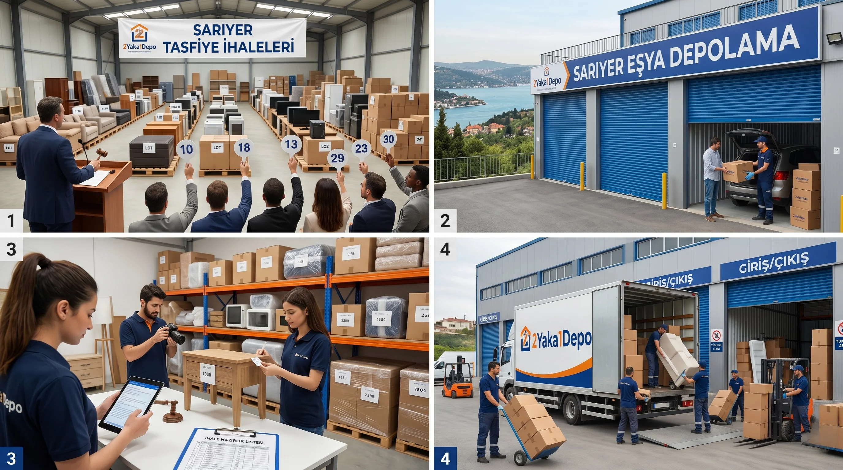 Sarıyer Eşya Depolama ve Tasfiye İhaleleri