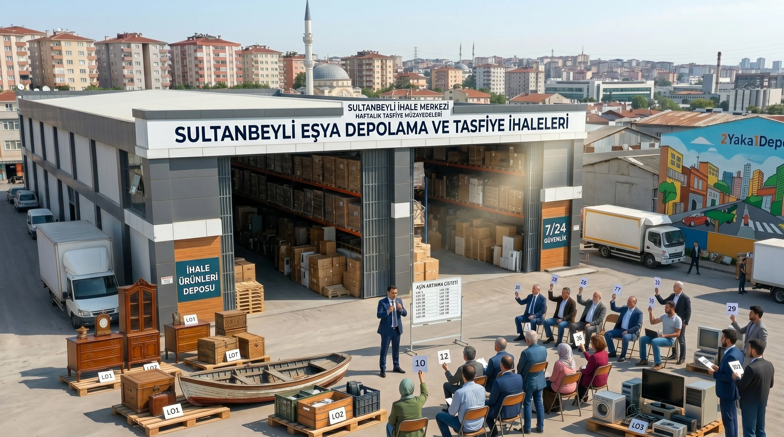 Sultanbeyli Eşya Depolama ve Tasfiye İhaleleri
